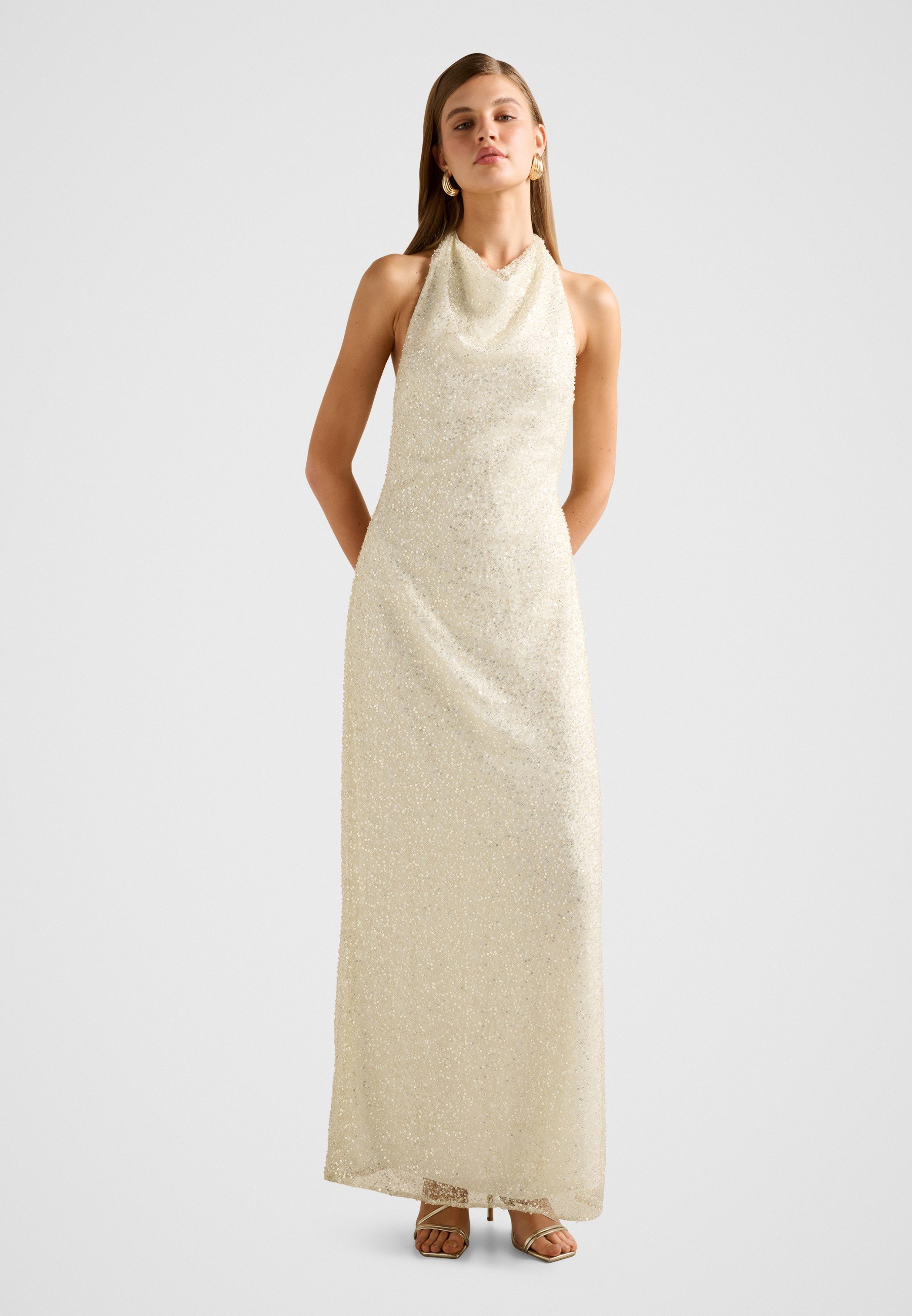 sachin and babi light blue dress Champagne Strapless Wedding Gown,Lace Ball Gown Wedding Dress main image 0