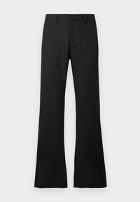 STACKED SUIT PANT - Puvunhousut - black