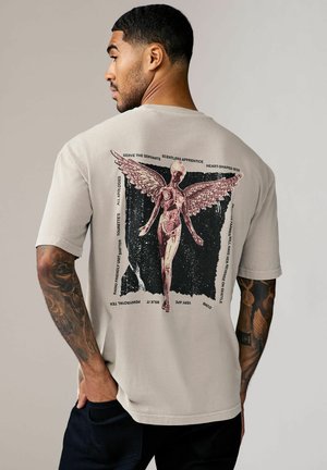 LICENSE REGULAR - Apdrukāts T-krekls - stone nirvana