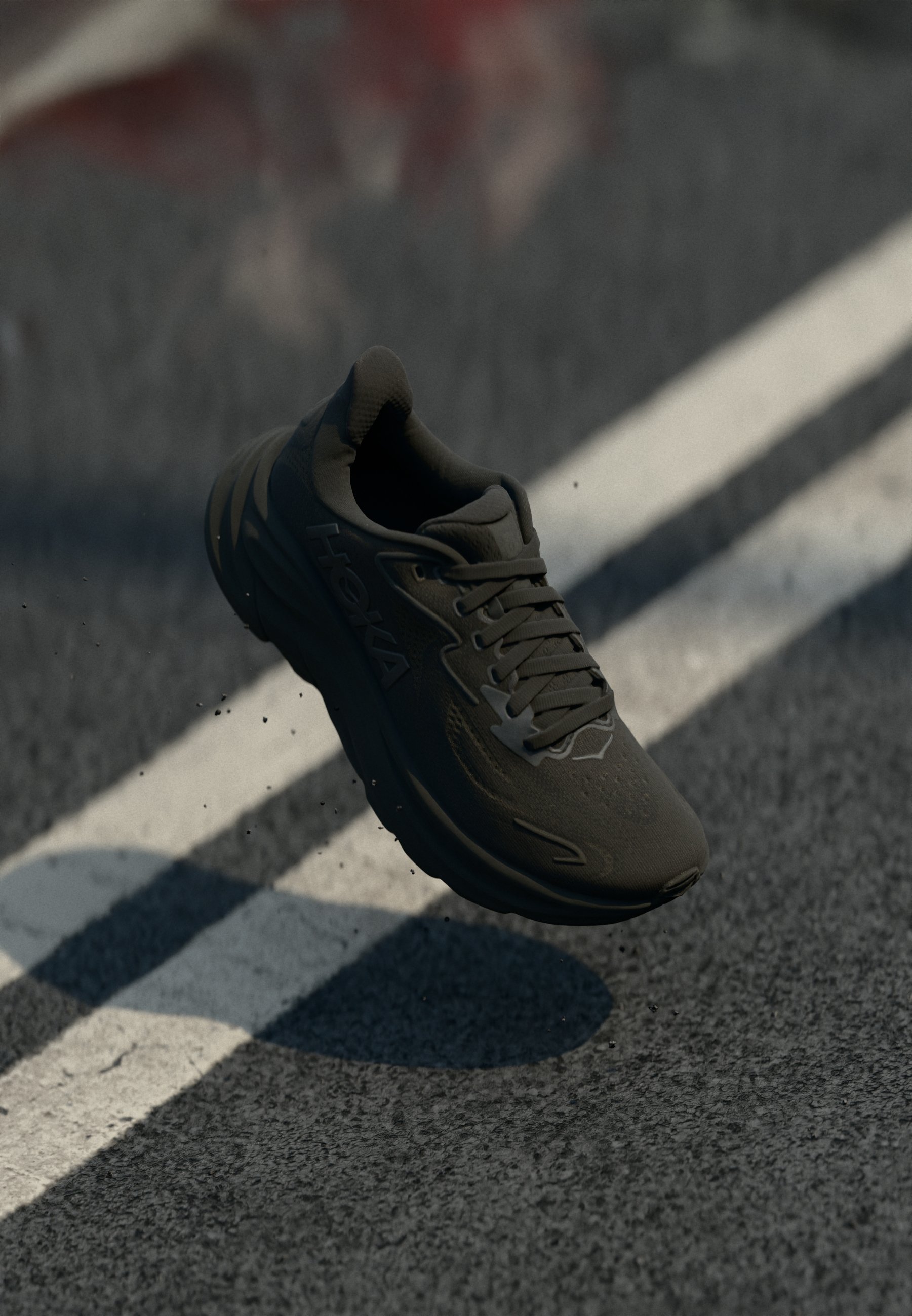 HOKA CLIFTON 10 - Road running shoes - black - Zalando.ie