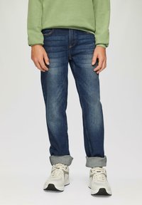 s.Oliver Straight leg jeans - blau