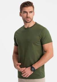 Ombre T-shirts basic - olive green