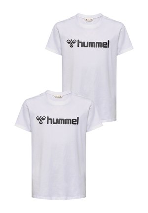 2ER-SET MIT LOGO - T-Shirt print - weiß