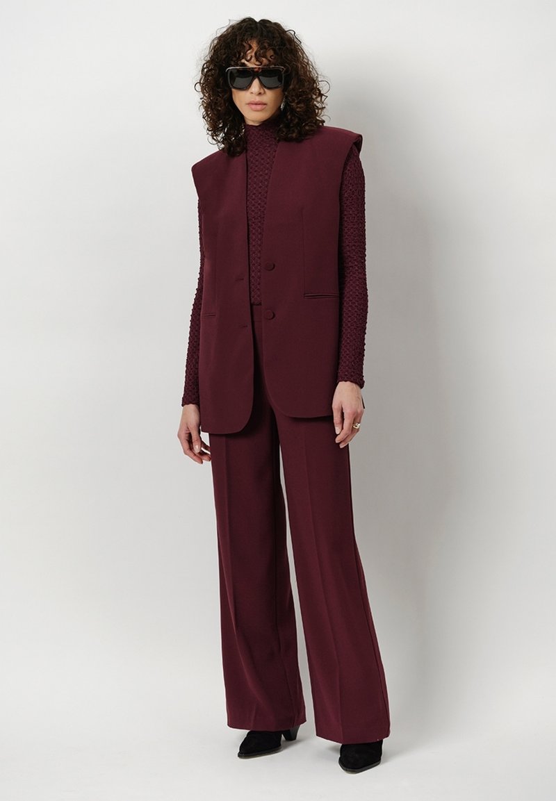 Dante6 ZANE STRUCTURED LAYERING - Langarmshirt - red