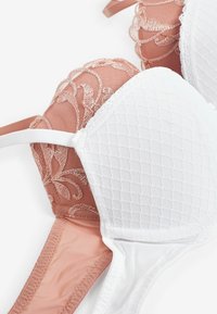 Next EMBROIDERED 2 PACK PAD - Kaarituelliset rintaliivit - rose pink white