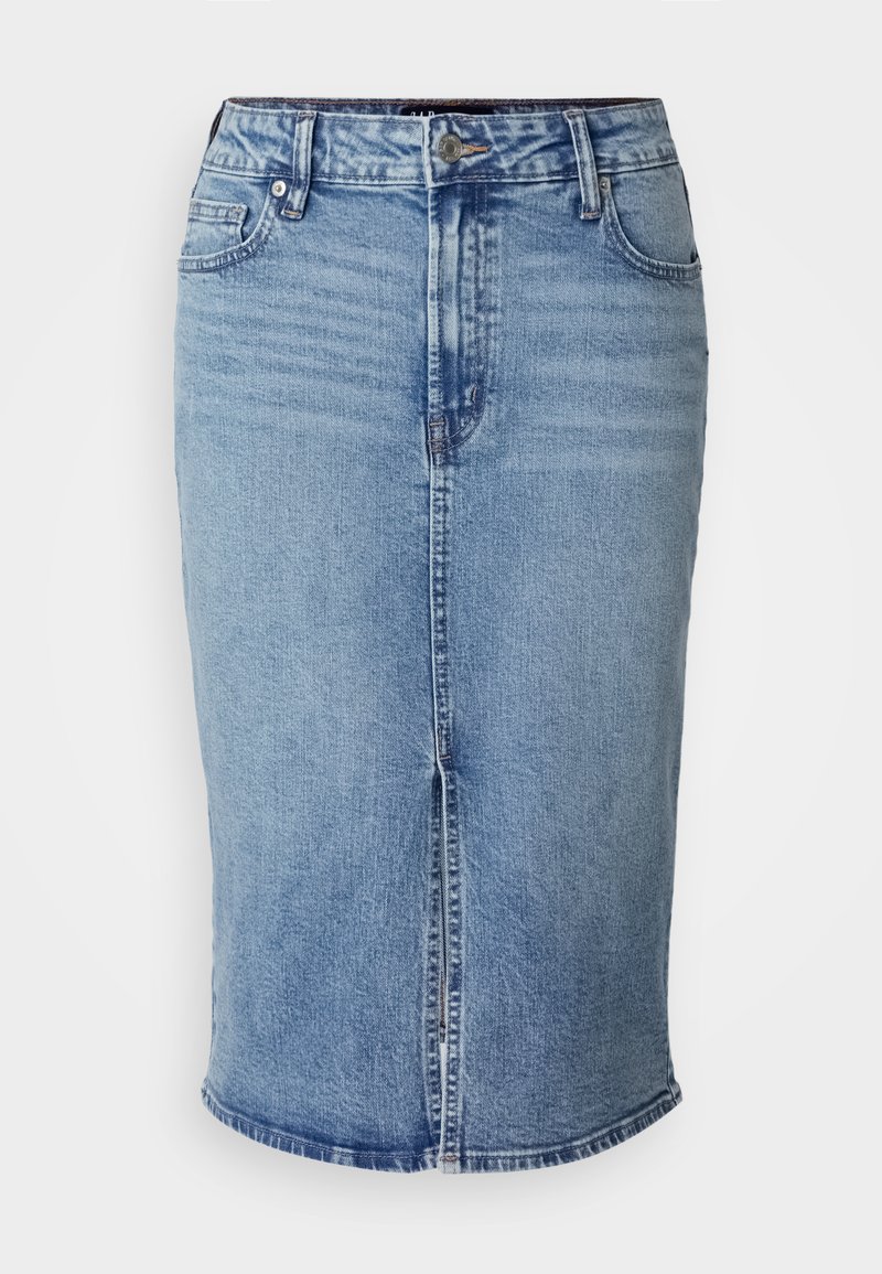 GAP Kokerrok lichtblauw denim