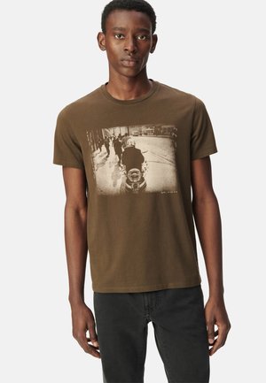 PHOTO BIKER SHORT-SLEEVE  - T-Shirt print - khaki green