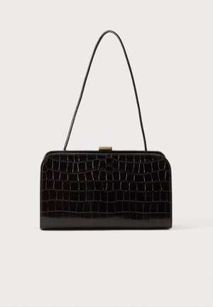 Loeffler Randall, ZELLA COVERED FRAME CLUTCH - Pochette - black