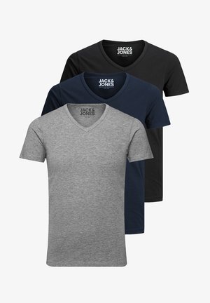Jack & Jones, Basic T-shirt - grey/blue/black