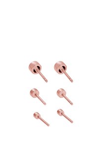 Elli SPARKLING STACK - MIT KRISTALLEN VON SWAROVSKI® - Øreringe - rose gold-coloured