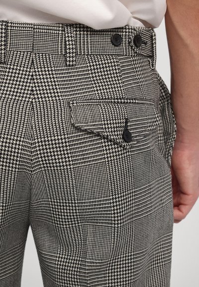 The Kooples PANTALON COSTUM - Kalhoty - black/white