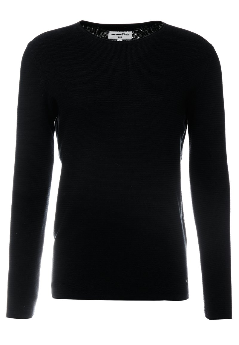 TOM TAILOR DENIM Strickpullover - black