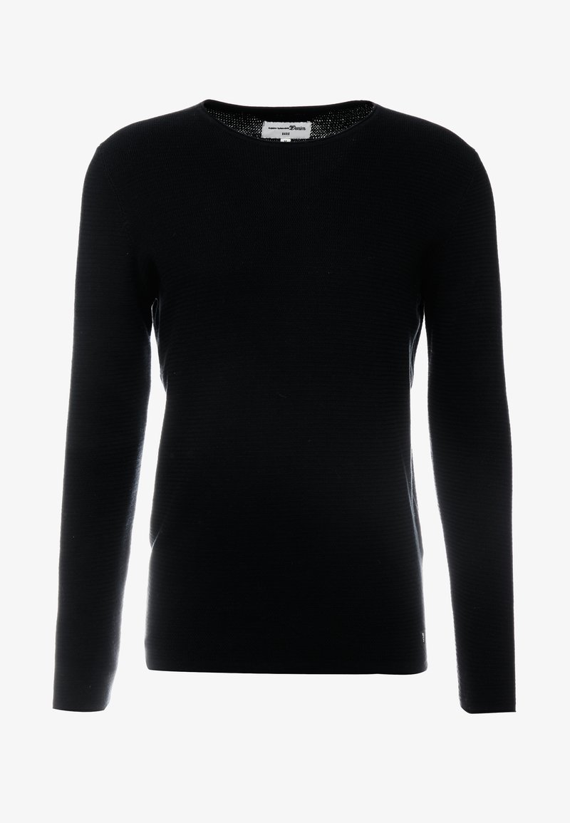 TOM TAILOR DENIM Strickpullover - black