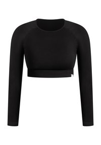 CROP LONGSLEEVE MAYSA - Langarmshirt - schwarz