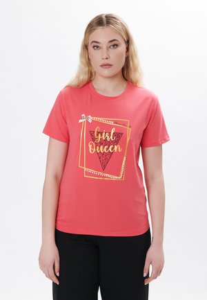 QUEEN - T-shirts print - coral