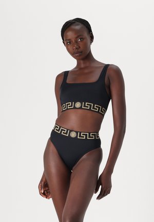 Versace SWIM VITA NEW LOGO - Bikini top - black