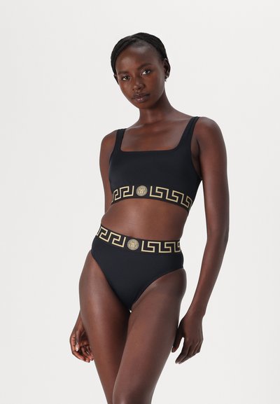 Versace SWIM VITA NEW LOGO - Haut de bikini - black