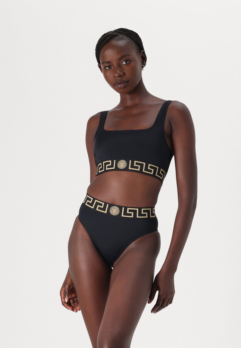 Versace SWIM VITA NEW LOGO - Bikini augšdaļa - black