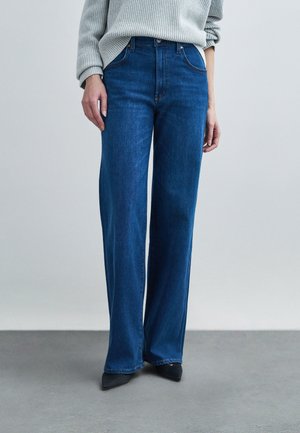 ANNINA - Laza szabású farmerek - blue denim