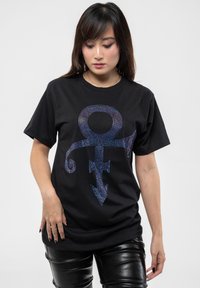Paradiso Clothing PRINCE DIAMANTE SYMBOL LOGO - Print T-shirt - black