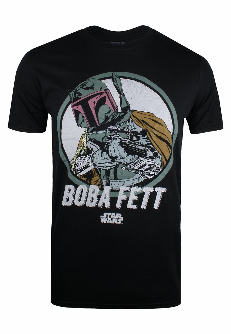 Star Wars T-shirt print zwart