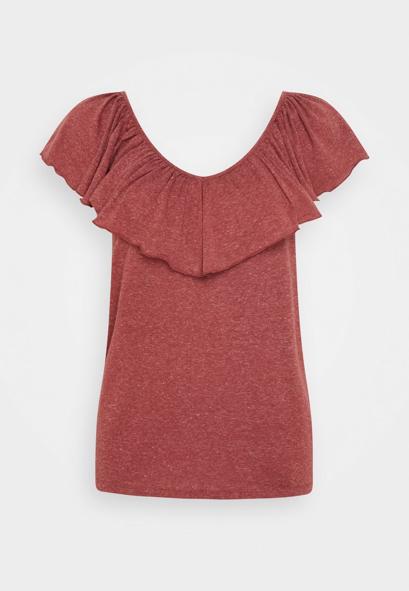 Only T-shirt basic donkerrood Only T-shirt basic donkerrood