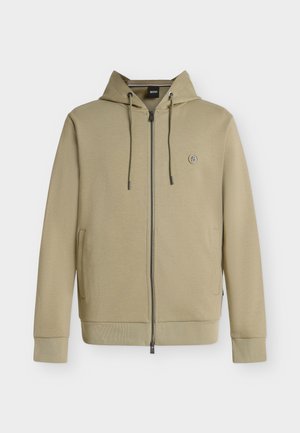 BOSS, SPENCE - Sweat zippé - dark beige