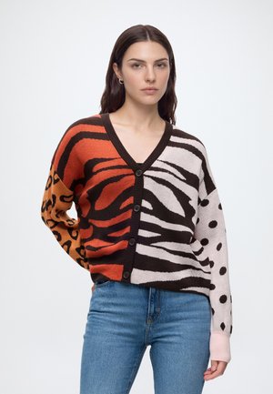 ONLY, ONLCUMA - Жилетка - chocolate torte pattern:mix/autumn g/copper t/pale l