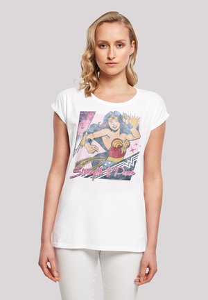 DC COMICS STRENGTH & POWER - T-shirt print - white