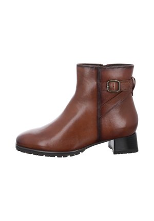 Classic ankle boots - cognac