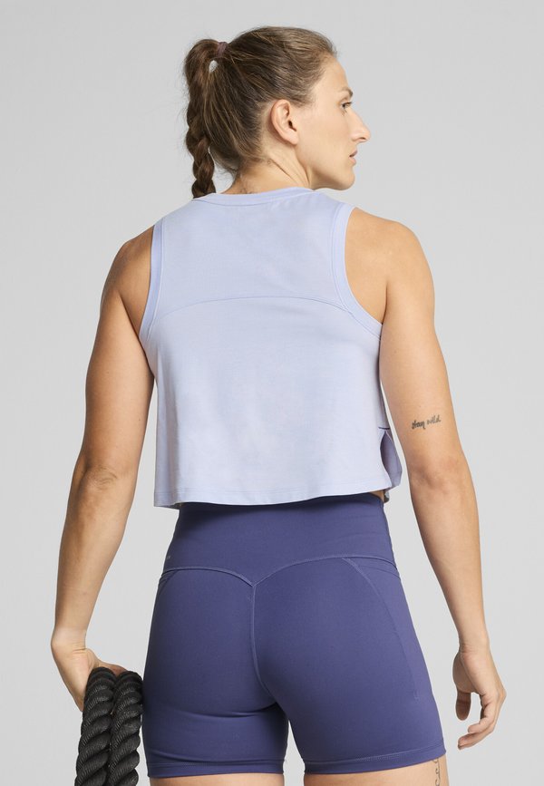 SLEEVELESS TANK SHORT - Top - cool weather heather3