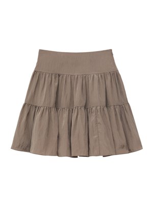 & OTHER STORIES, & OTHER STORIES TIERED KNEE-LENGTH SKIRT - Falda acampanada - mole