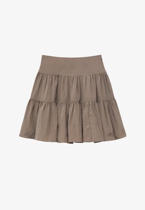 & OTHER STORIES, & OTHER STORIES TIERED KNEE-LENGTH SKIRT - Falda acampanada - mole