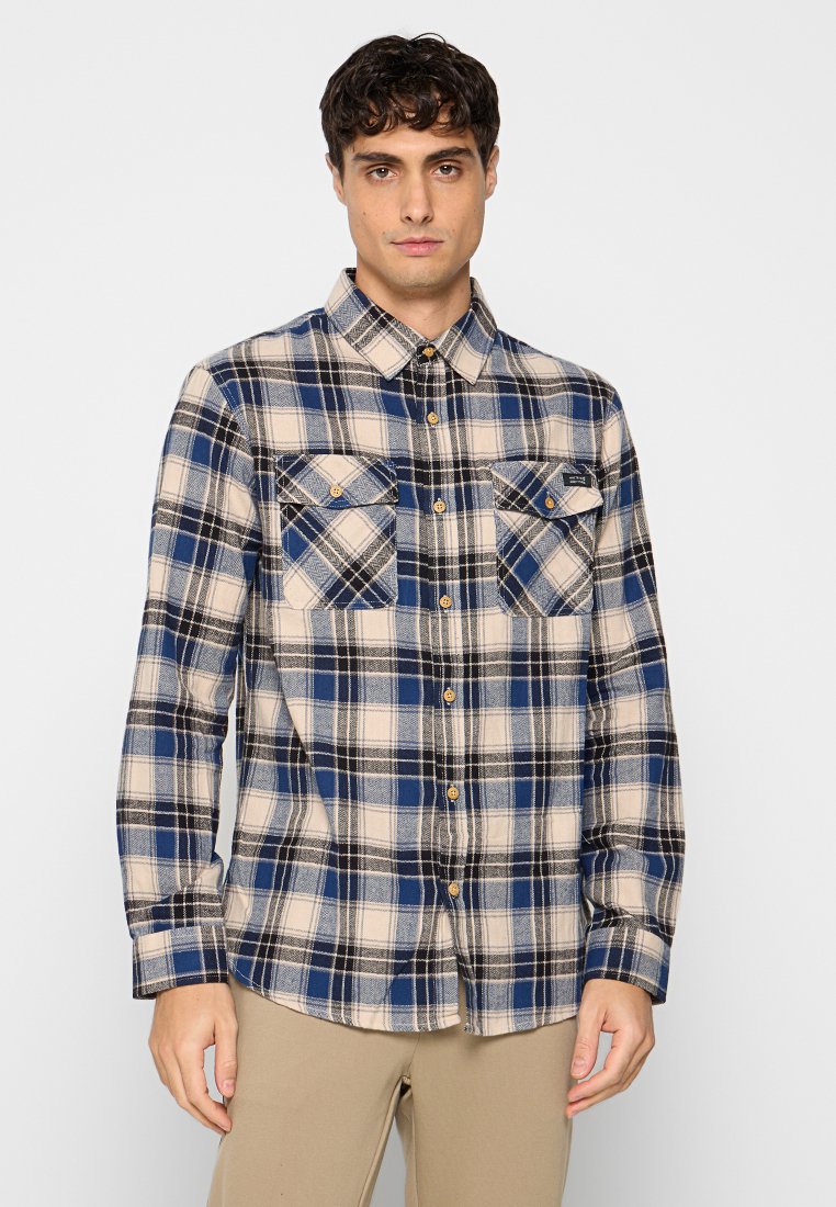 INDICODE JEANS Overhemd donkerblauw