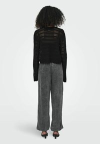 ONLY ONLLYKKE TIE CARDIGAN - Cardigan - black