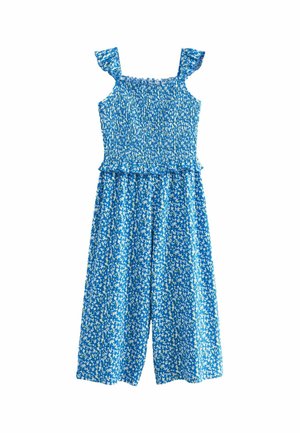 CRINKLE TEXTURE - REGURLAR FIT - Overall / Jumpsuit - blue floral print