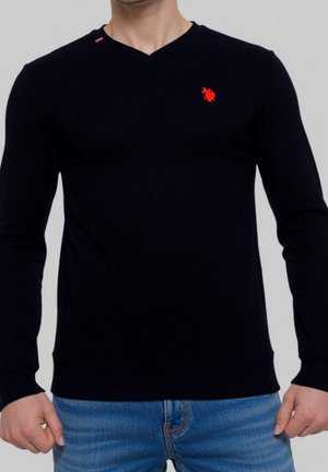 Strickpullover - black