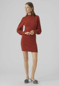 Vero Moda Enostavna obleka - red ochre