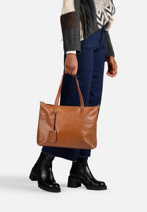 Burkely NATURAL NORAH  - Handbag - cognac