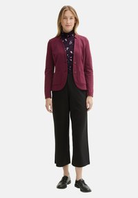 TOM TAILOR STRUCTURE - Blazer - blackberry