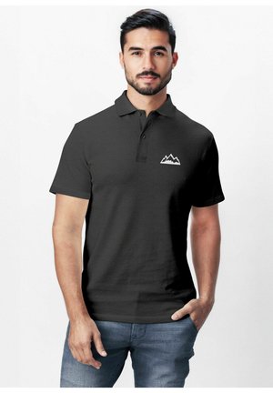 POLOSHIRT  - Poloshirt - dunkelgrau melange
