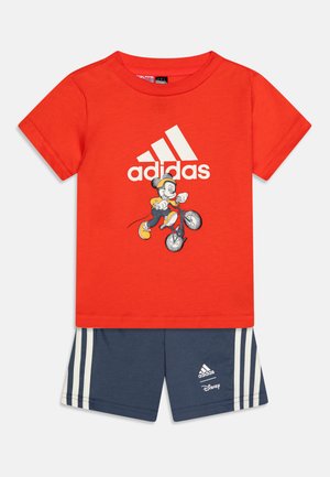 DISNEY MICKEY MOUSE - Print T-shirt - bright red/off-white/semi spark