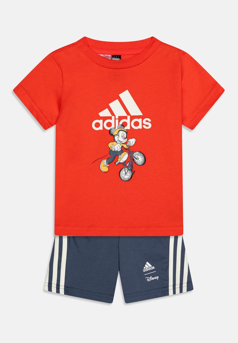 adidas Performance DISNEY MICKEY MOUSE - Print T-shirt - bright red/off-white/semi spark