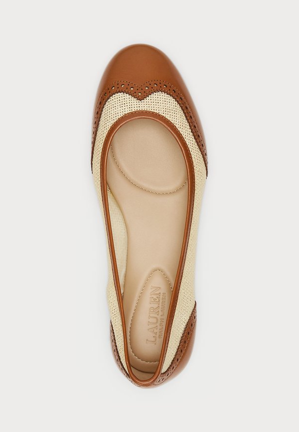 JAYNA WINGTIP BALLET FLAT - Ballet pumps - light natural3
