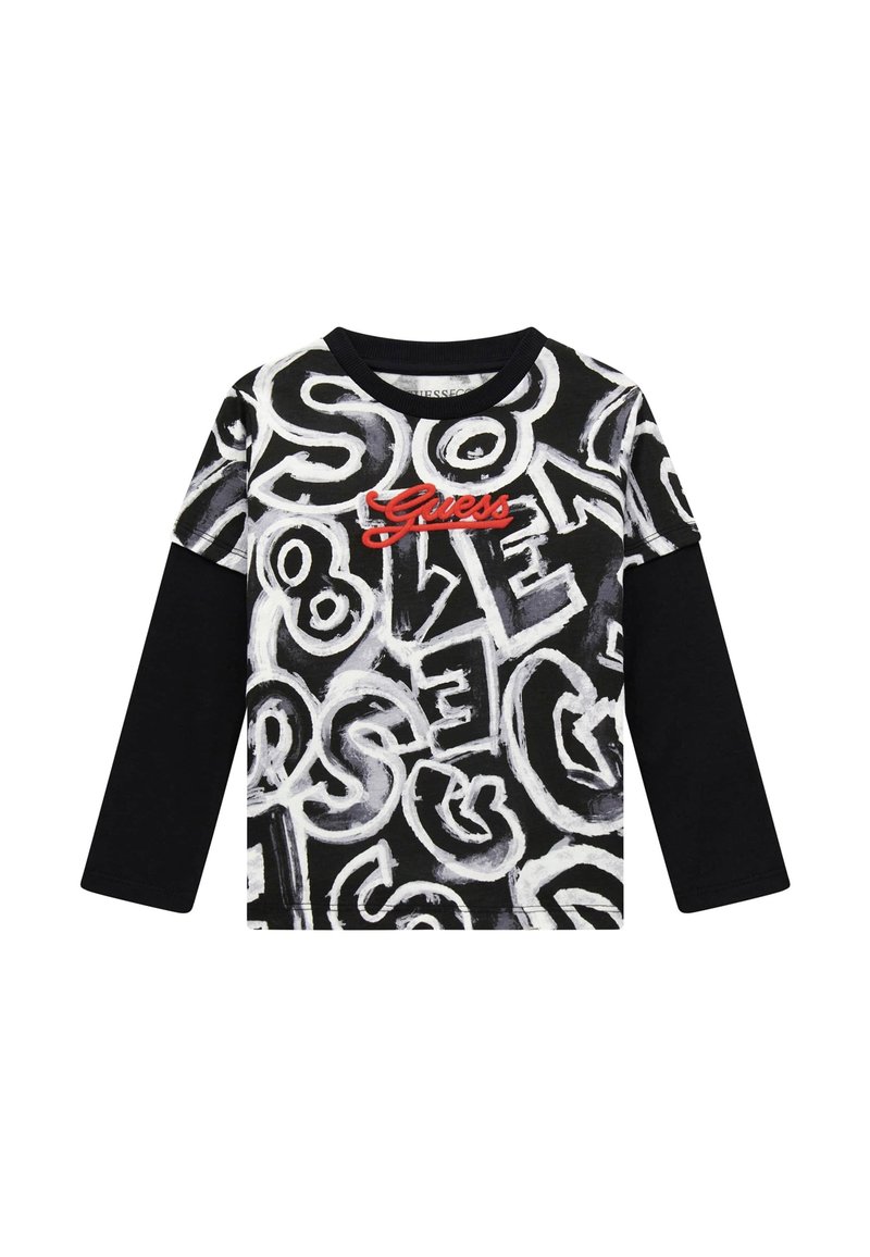 Guess ALLOVER - Top dugih rukava - gemustert multicolor