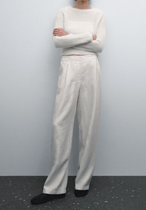 Trousers - beige