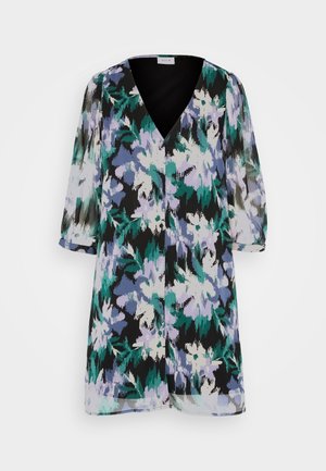VILA, VIDALIANA UMA DRESS - Tričkové šaty - black