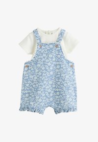 Niewybrane, denim floral and ecru