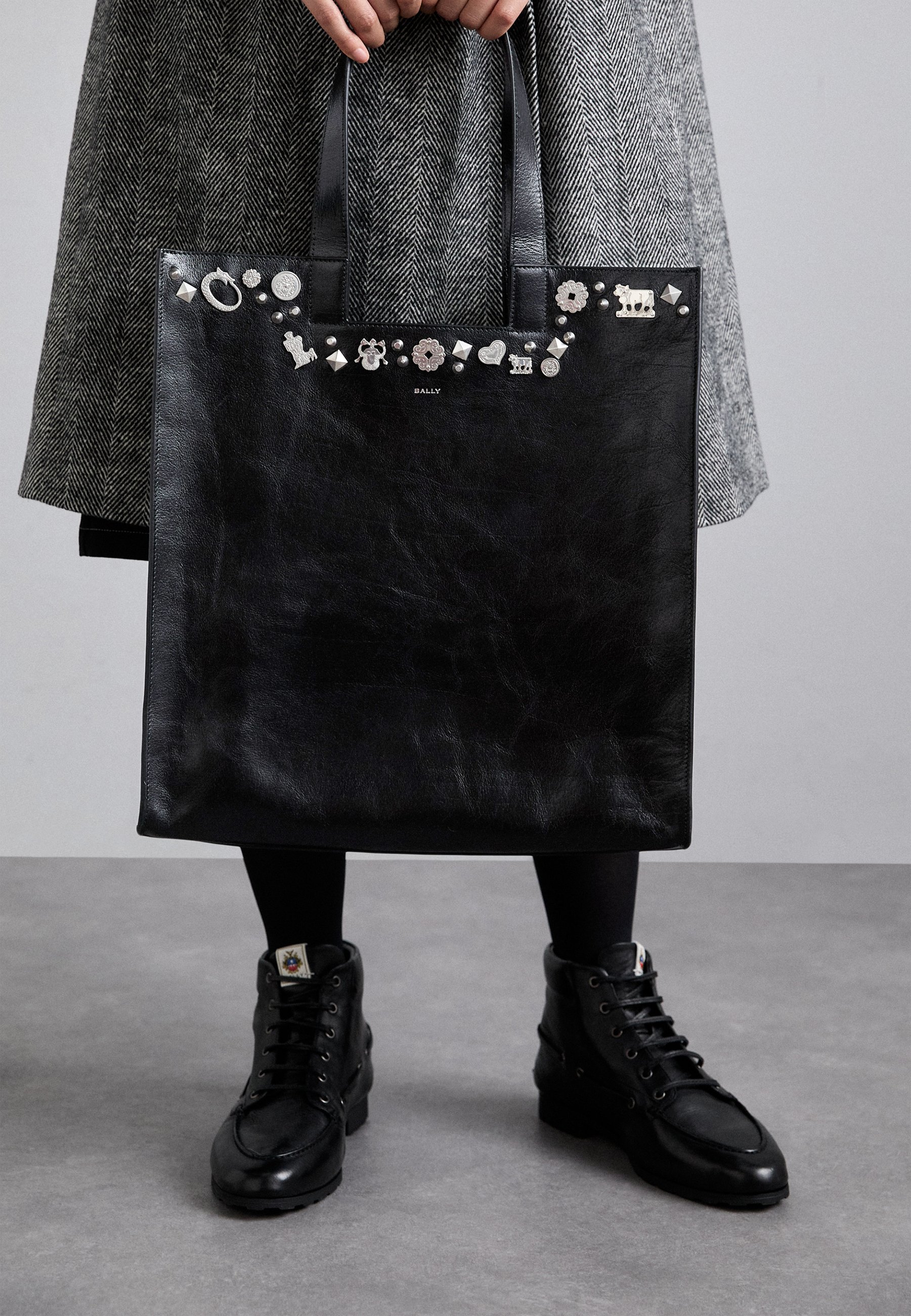 Bally EASY TOTE S - Handbag - black - Zalando.co.uk