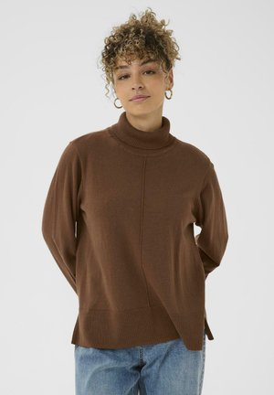 ANVA ROLLNECK - Svetrík - sorrel horse